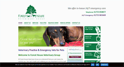 Desktop Screenshot of foresthousevets.com